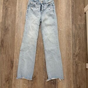 BKE Billie Women's Light Wash Cropped Straight Leg Jeans